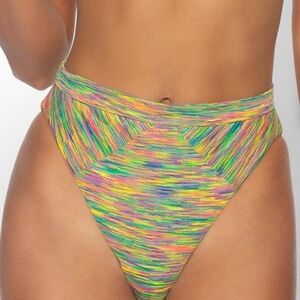 Isabella Rose Maui High Waist Swim Bottom SZ S